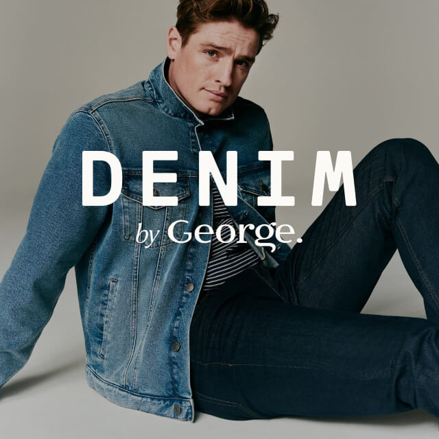 Men s Jeans Skinny Regular Slim Fit George at ASDA