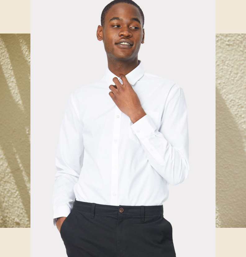 brown long sleeve polo