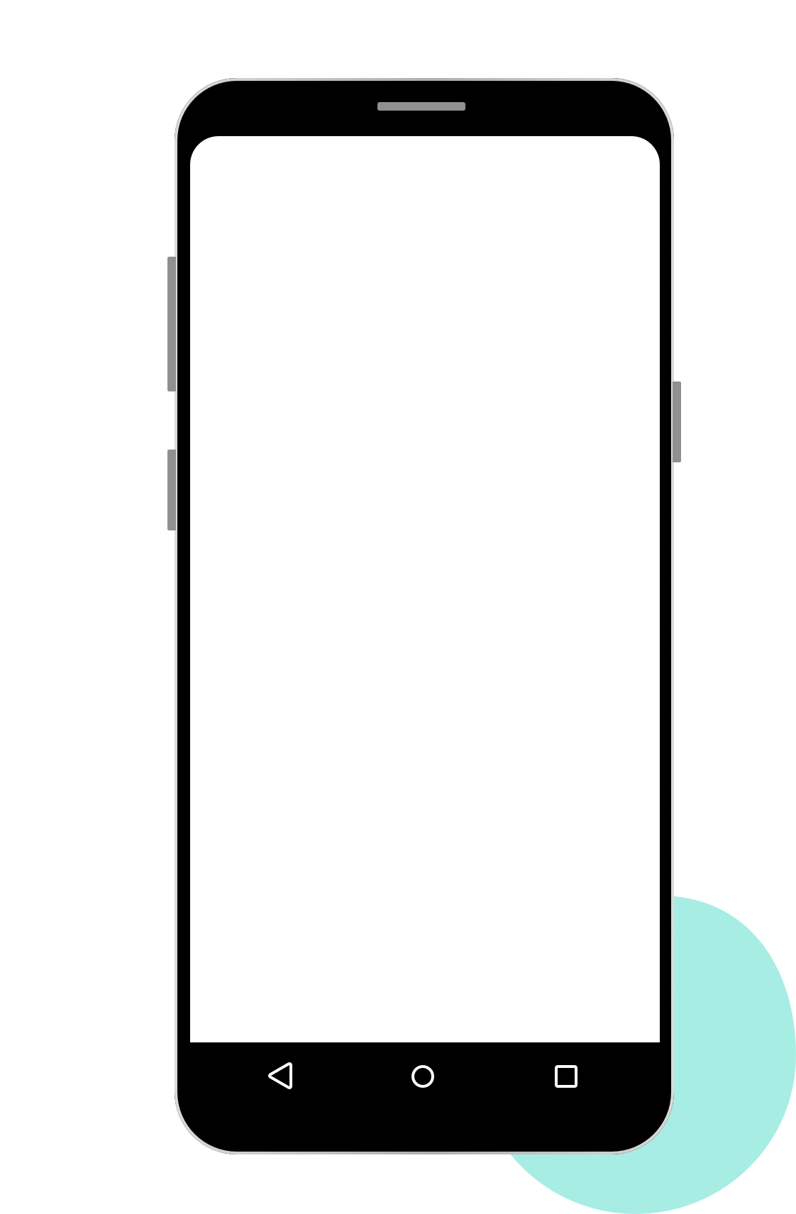 Android device frame.
