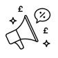 Illustration of a megaphone.