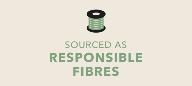 Sourced as responsible fibres.